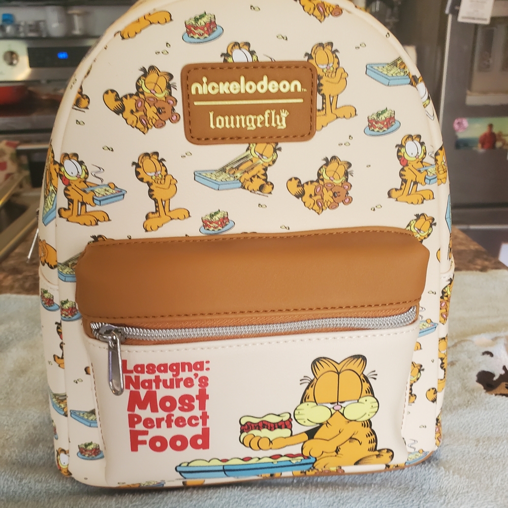 Nickelodeon Garfield Kids Backpack - Cream and Brown